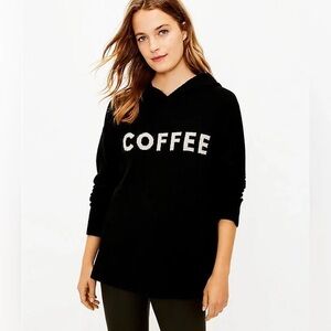 Lou & Grey ‘COFFEE’ hoodie sweater like